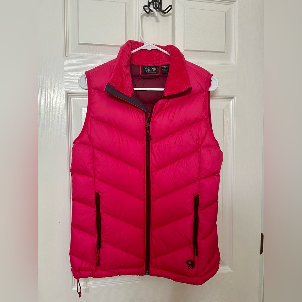 Mountain Hardwear Pink Down Vest